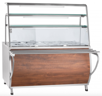 Мармит вторых блюд Abat ЭМК-70Т-01 (дуб) (210001802397) в ШефСтор (chefstore.ru)